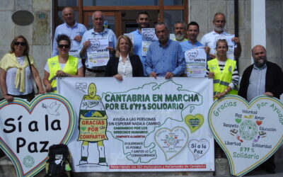 Liérganes acoge la presentación de la Marcha Cantabria Solidaria por el 0,77%