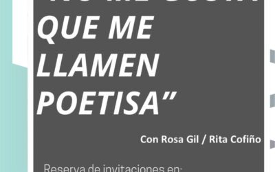 Rosa Gil y Rita Cofiño ofrecen el sábado en las escuelas de Pámanes un recital de poesía 