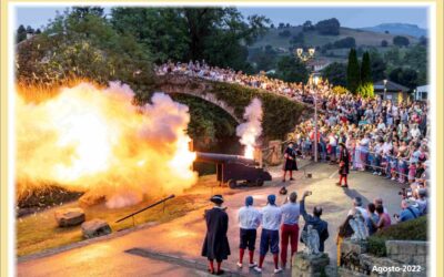 Disparo de ”salva” con el cañón de 48 libras este domingo 27 de agosto a las 20:45 desde el Puente Romano