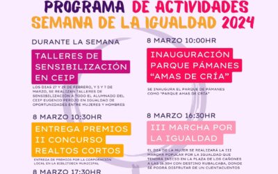 Os dejamos por aquí la información general del #DíaDeLaMujer #8M