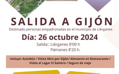 Salida a Gijón el 26 de octubre